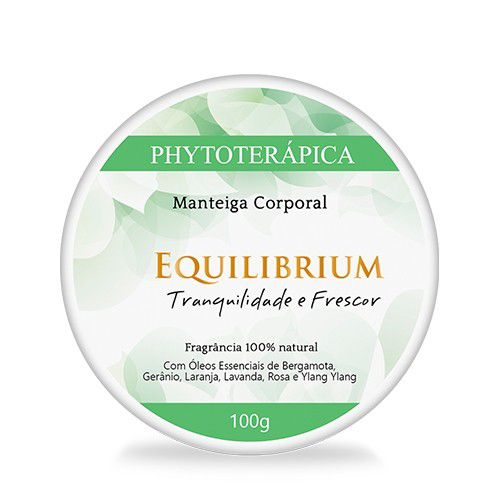 Manteiga Desodorante Corporal Equilibrium Phytoterápica 100g