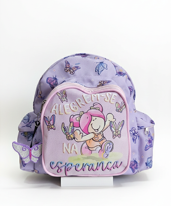 Mochila Infantil Feminina Turma Da Mel Alegrem-se Na Esperança