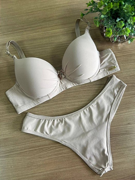 019 CONJUNTO SUTIA E FIO FRANZIDO CHOCOLATE