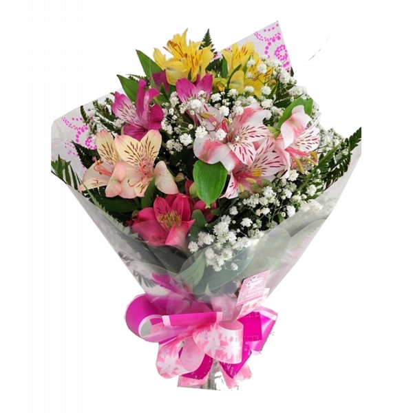 102 - Mini Buquê de astromélias