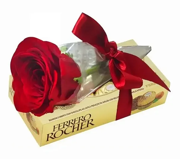 103 - Rosa embalada e Ferrero