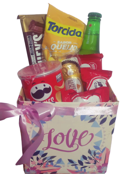 Cód: 1101  - Cesta Petisco no cachepô