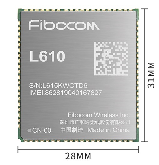 Modem Fibocom LTE Cat 1 bis 2G WiFi BLE - L610