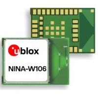 Módulo WiFi, Bluetooth clássico, BLE (Bluetooth Low Energy) com antena integrada NINA-W106