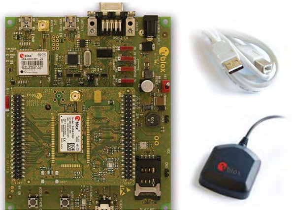 Kit de desenvolvimento u-blox para modem SARA-G350 (2G) - EVK-G35