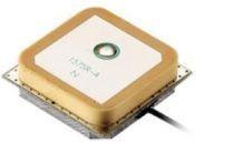 Antena GNSS  (GPS, Glonas, ...) patch ceramica ativa, 25x25mm cabo 100mm conector uFL - ANGNSS-IA-25-100MM-UFL-JS