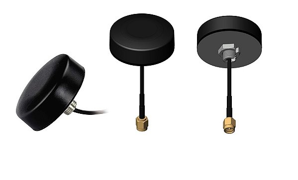 Antena 2.4GHz  / 5GHz WiIF BLE fixacao por parafuso - AN2G4E5G-SCREW-1M-RPSMAM-JS