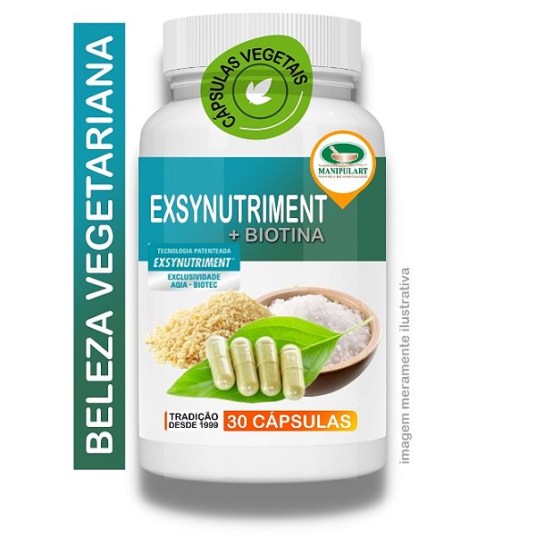 EXSYNUTRIMENT + BIOTINA | BELEZA VEGETARIANA