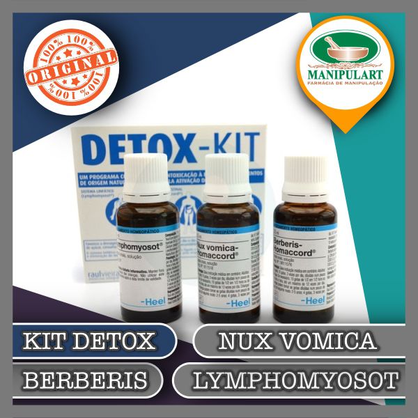 Kit Detox Berberis | Lymphomyosot | Nux vomica Heel
