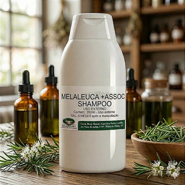 MELALEUCA +ASSOCIAÇÕES | SHAMPOO DA TEA TREE