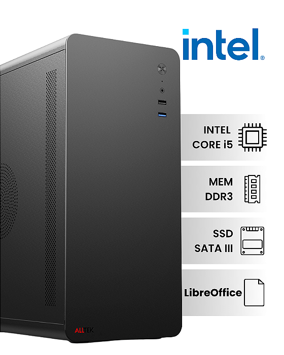 COMPUTADOR V500 BUSINESS INTEL I5 SSD CHIPSET H81M GIGABIT  ( 4ª GERAÇÃO )