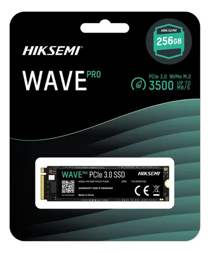 SSD HIKSEMI WAVE PRO 256MB M.2 2280 NVME PCIE 3.0 - HS-SSD-WAVE PRO