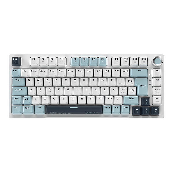 TECLADO MECANICO 75% PCYES ARKEUM SUMMIT EDITION SWITCH BLUE - AKSM75BBR