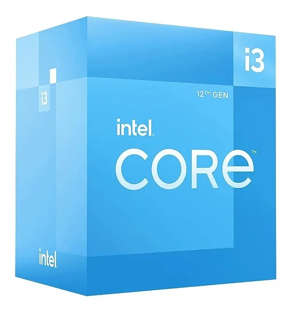 PROCESSADOR INTEL CORE I3-12100 3.3GHz (TURBO 4.3GHz) 12MB CACHE LGA1700 12° GER BX8071512100