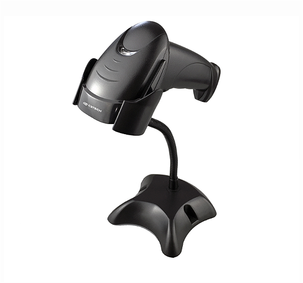 LEITOR CODIGO DE BARRAS LASER C3TECH LB-50BK C/ PEDESTAL