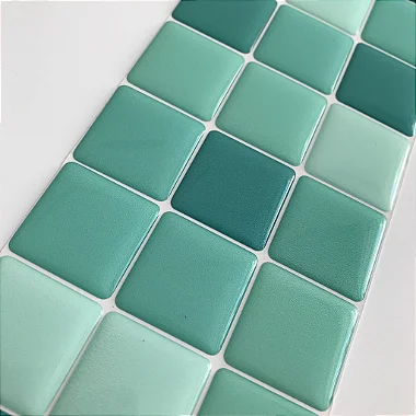 KIT Pastilha Adesiva Resinada Ladrilho Faixa TIFFANY - 8 Faixas