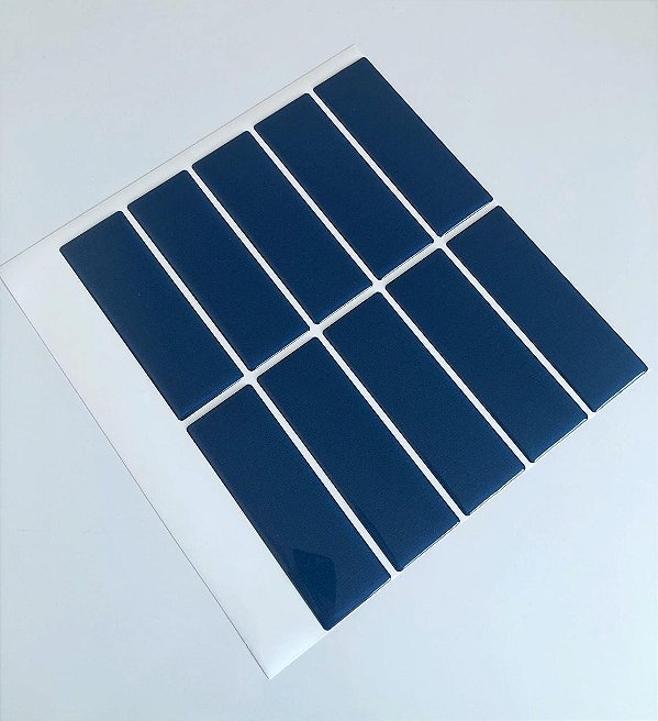 KIT Azulejo Metrô Droit Blueberry - KIT 8 Placas