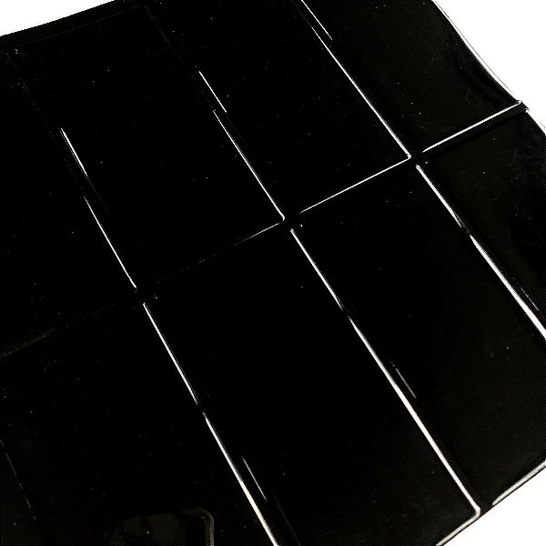 Azulejo Linea Black - Rejunte Preto - 1 Placa