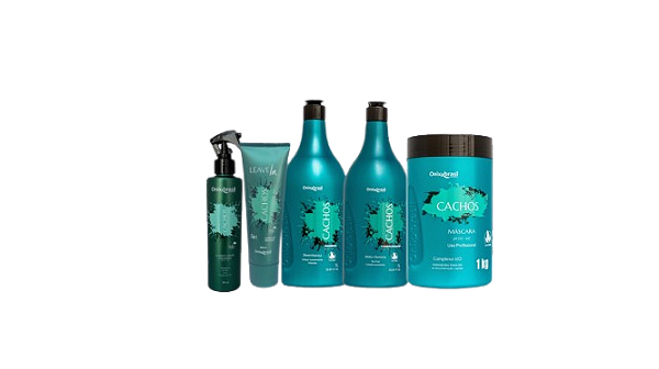 Kit Cachos - Shampoo 1L + Condicionador 1L + Máscara 1kg + Umidificador de Cachos 240ml | Onixx Brasil