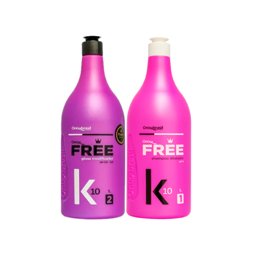 Onixx Free K10 Blond  - Escova progressiva Sem Formol | Para cabelos Loiros e com Mechas Vermelhas