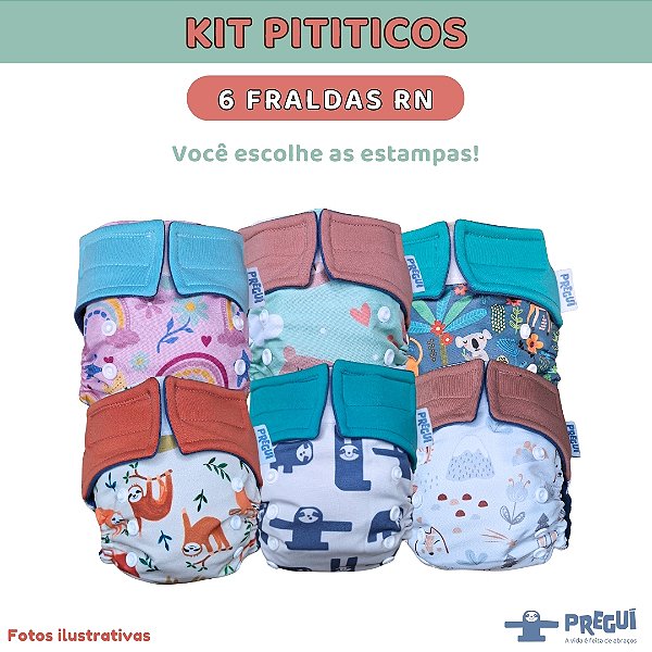 Kit Para Pititicos - Fralda RN Bem Estar
