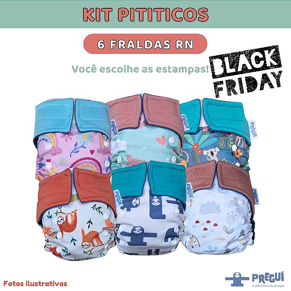 Kit Para Pititicos - Fralda RN Bem Estar