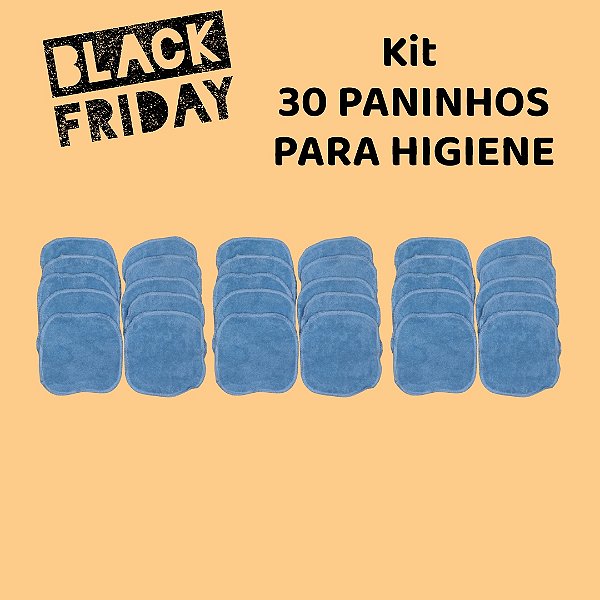 Kit 30 Paninhos para Higiene - Bem Estar
