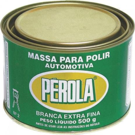 Massa de Polir Automotiva Branca Extra Fina Pérola 500g | Produtos Náuticos