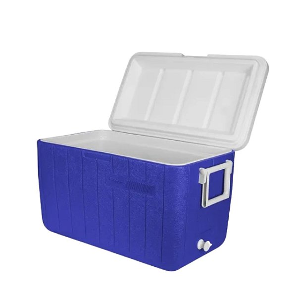 Caixa Térmica Coleman Azul 45 Litros Cooler Alta Capacidade