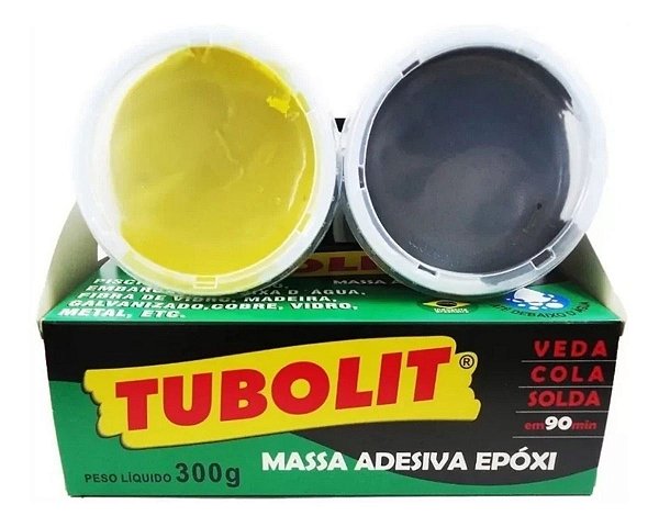 Kit Reparo Massa Epóxi Naval Tubolit Cola Subaquática 300 G | Produtos Náuticos