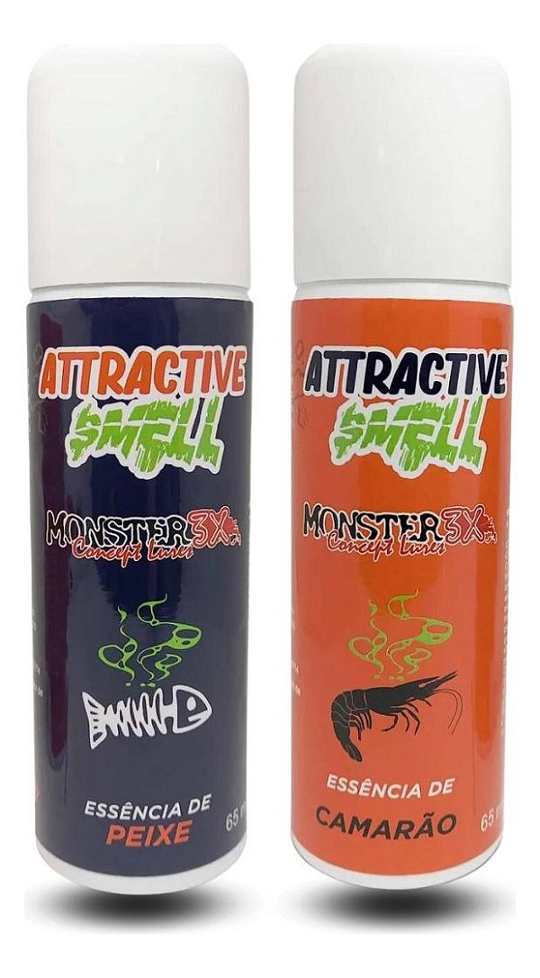 Kit 2 Attractive Smell Monster 3x Atrativo Isca Artificial | Produtos Náuticos
