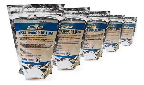 Restaurador Teka Náutico Sal Azedo Nautibelle - 5 Unid. | Produtos Náuticos