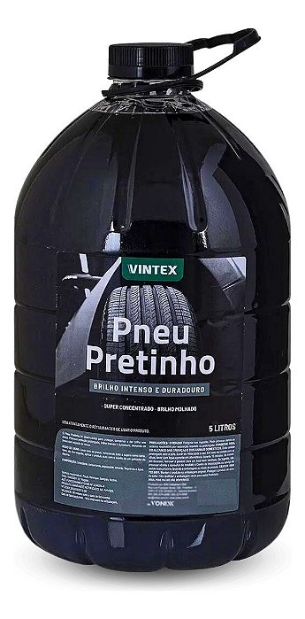 Pretinho Pneus 5 L Concentrado Brilho Molhado Vintex Preto