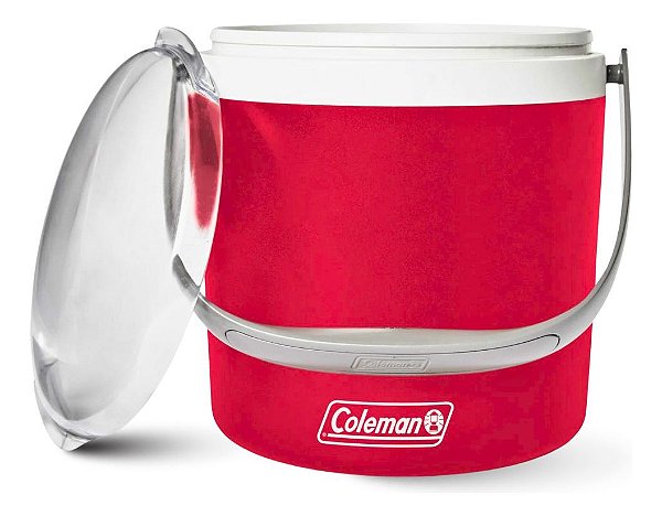 Caixa Termica 8,5 Litros Circle Cooler Vermelho Azul Coleman 12 Latas / 6 Garrafas | Produtos Náuticos