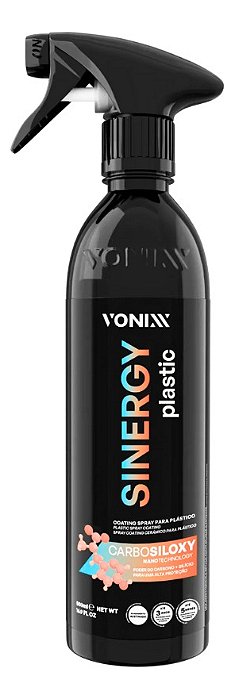 Sinergy Plastic Coating Spray Proteção P/ Plásticos Interno Externo Vonixx 500ml