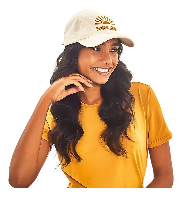 Boné Uv Com Proteção Solar Estampado Praia Uv Line