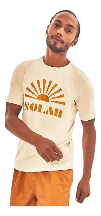 Camisa UV Unissex Com Proteção Solar Off White