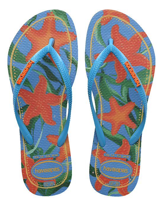 Chinelo Havaianas Slim Tira Fina Tropical Feminino