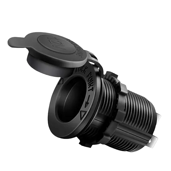 Tomada Plug P/ Acendedor Cigarro Padrão Carro Moto 12v 24v