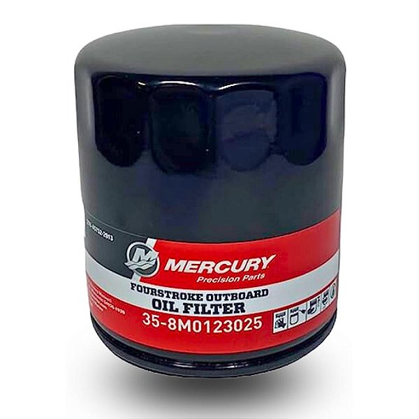 Filtro De Óleo Mercury 175-300hp V6 V8 Original - 8M0123025