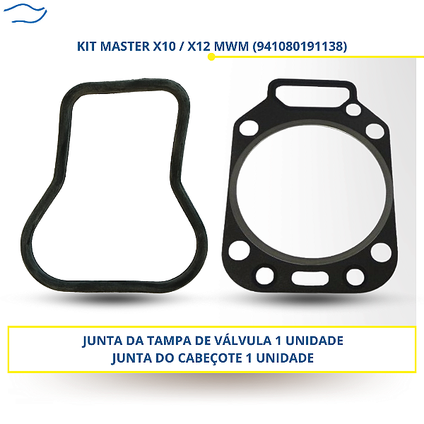 Kit Master Motor MWM X10 / X12 Para 1 Cilindro 941080191138