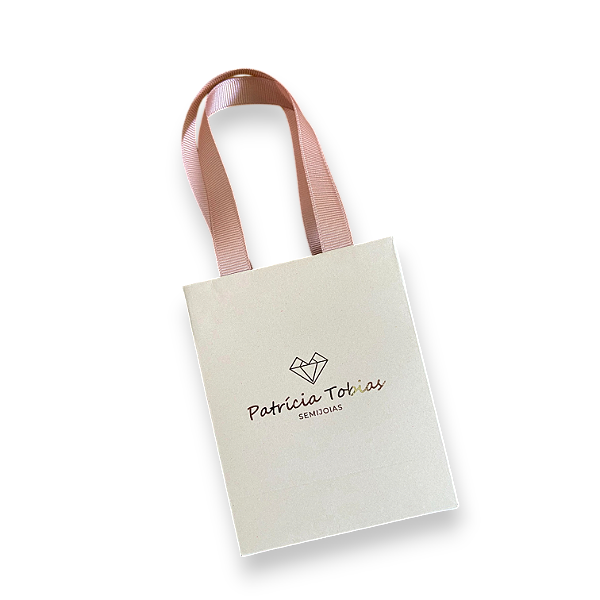 Micro Sacola Personalizada Hotstamp 10 X 8 X 4 cm