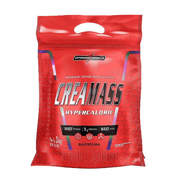 Creamass Hipercalorico com Creatina 3Kg - Baunilha