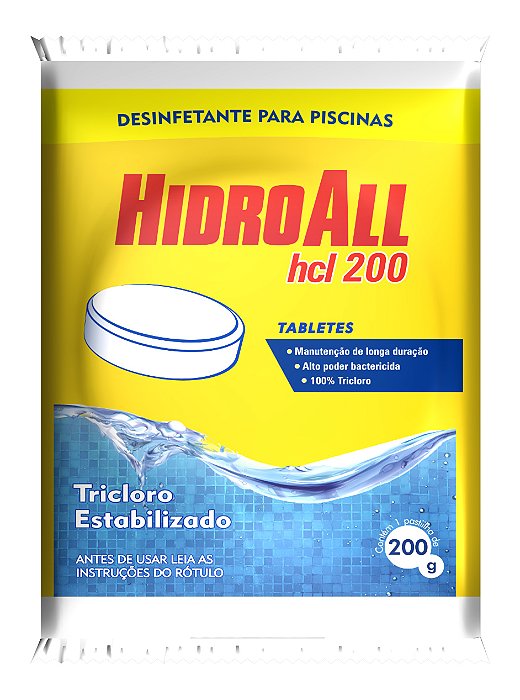 Pastilha de Cloro HCL TAB 200G