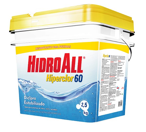 Cloro HiperClor 60 2,5kg HidroAll