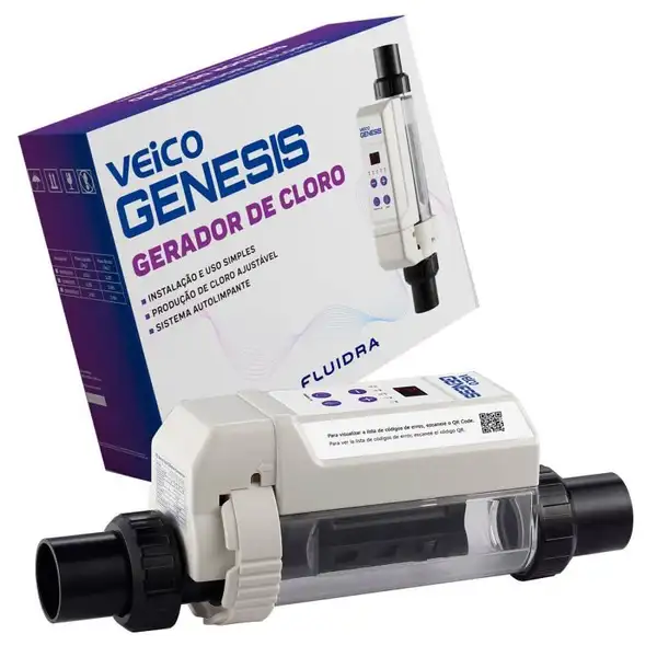 Gerador Automático de Cloro Genesis 20 Veico Fluidra