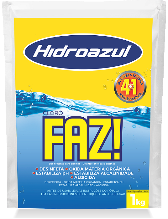 Cloro Multiação FAZ Hidroazul 1kg