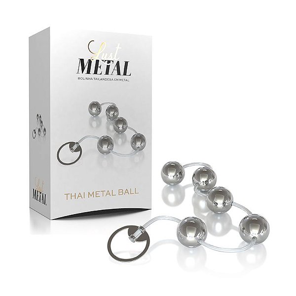 Bolinha Tailandesa Thai Metal Ball - Prata