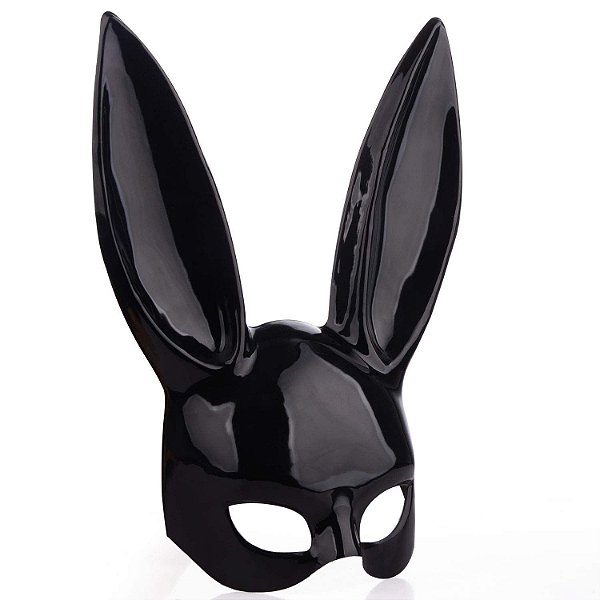 Máscara de coelho flexível unisex