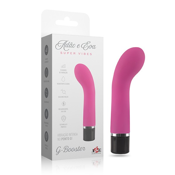 Vibrador recarregável G-Booster - 10 Modos de Vibração para o Ponto G